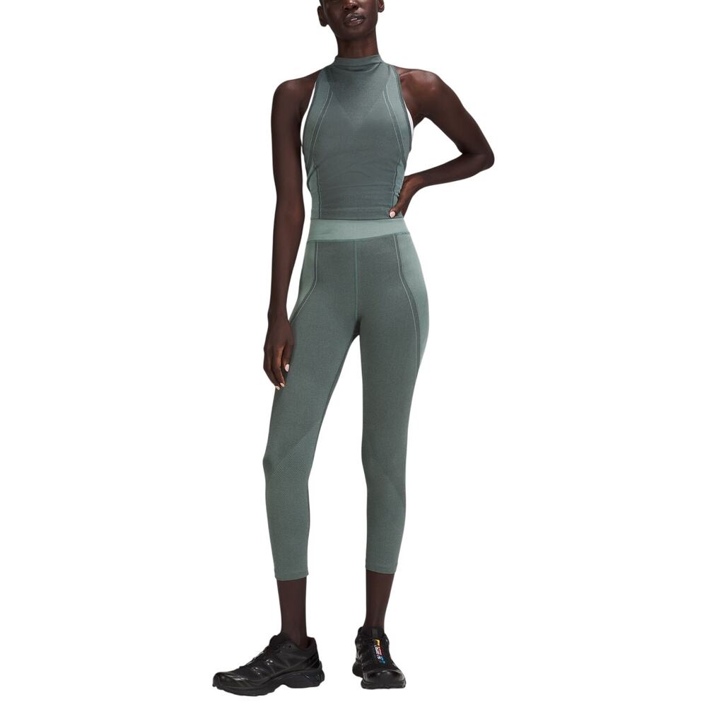 Lululemon Seamless Misty Glade Super High Rise Training Leggings Size 8